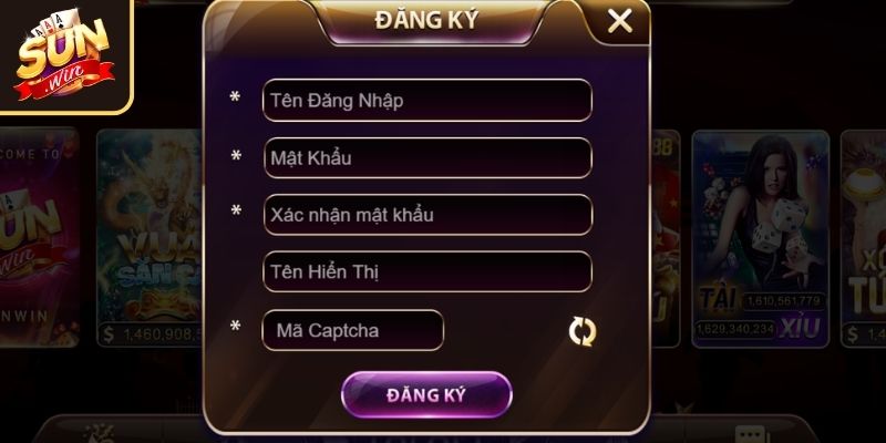 Hướng dẫn đăng ký Sunwin