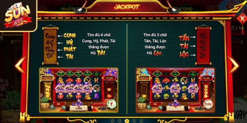 Ông Đồ Sunwin – Trải Nghiệm Tết Cổ Truyền Trong Game 3 Chọn thời điểm quay hũ