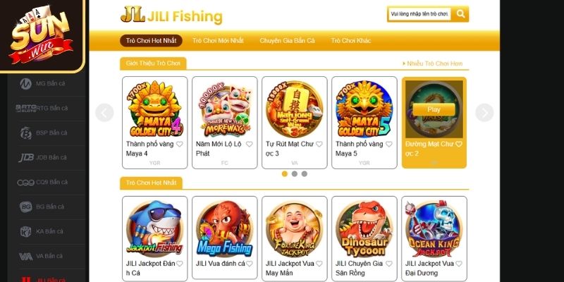 Bắn Cá Jili SUNWIN - Nhà Phát Hành Game Bắn Cá Đỉnh Cao 1 Giới thiệu nhà phát hành Bắn Cá Jili SUNWIN