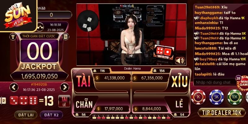 Tài Xỉu SUNWIN - Luật, Cửa Cược Và Cách Soi Cầu Từ Cao Thủ 2 Các cửa cược Tài Xỉu được cung cấp từ SUNWIN