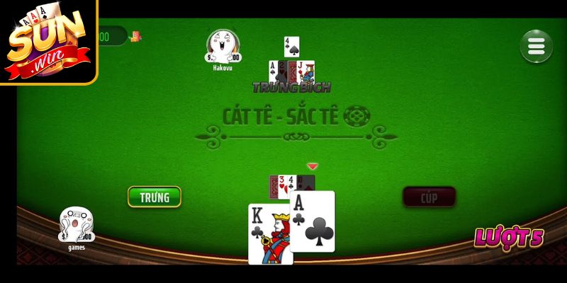 Catte Sunwin – Trải Nghiệm Bài Dân Gian Hấp Dẫn Nhất 3 Thưởng bổ sung cho lá bài nhỏ