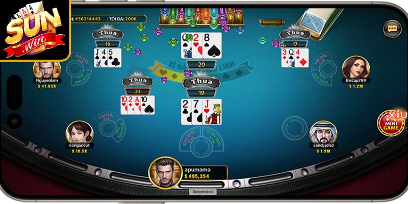 Xì Dách Hoàng Gia SunWin Trải Nghiệm Chuẩn Hoàng Tộc 3 Các trường hợp thắng